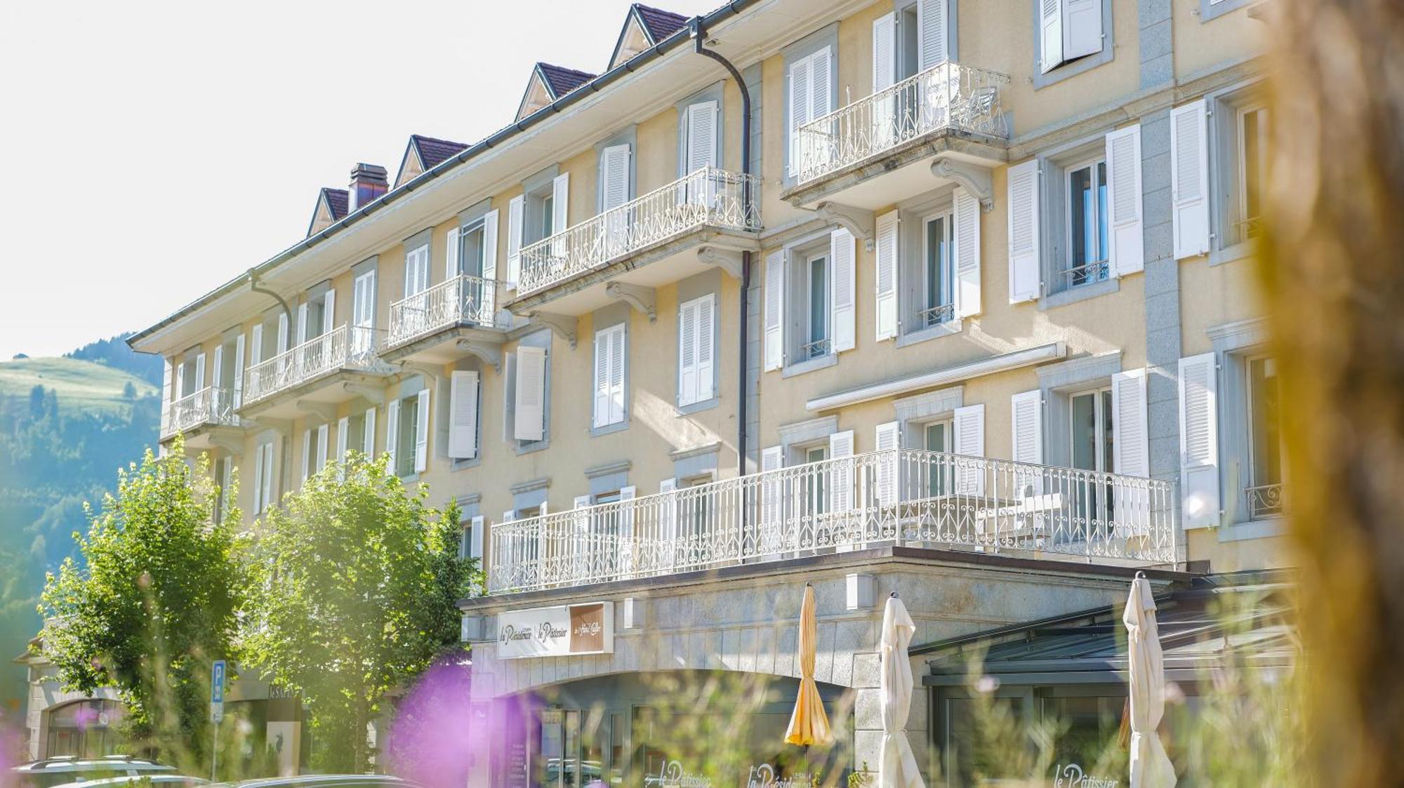 Résidence-Hôtelière le Sapin Charmey Exterior foto