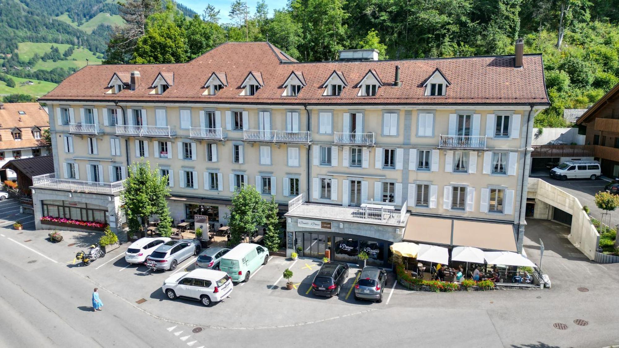 Résidence-Hôtelière le Sapin Charmey Exterior foto